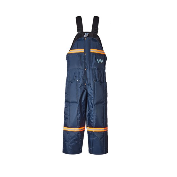 2W International Heavy Duty Freezer Bib Overalls, 4X-Large, Blue FB-85 4XL